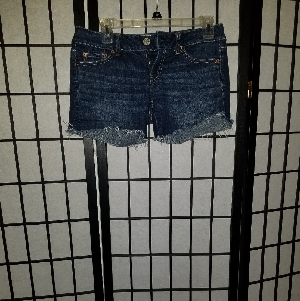 Shortie jean shorts